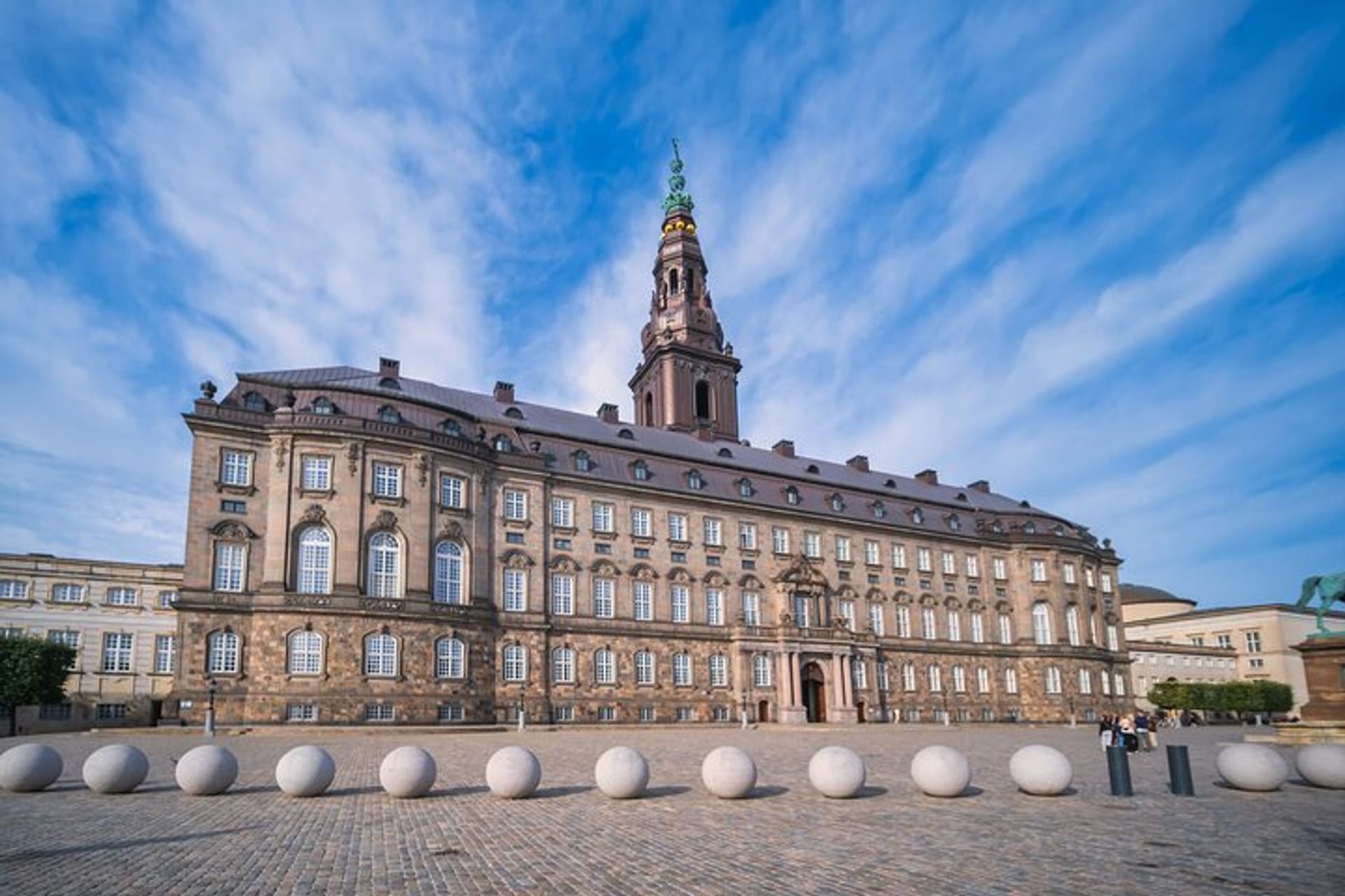 Christiansborg Palace in Copenhagen, seat of the Danish state institutions